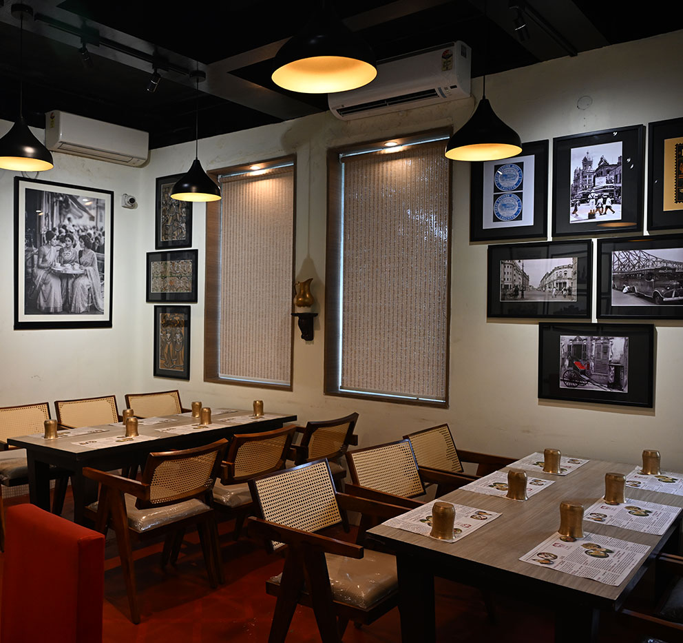 The Calcutta Pour private dining space at Ilish Truly Bong